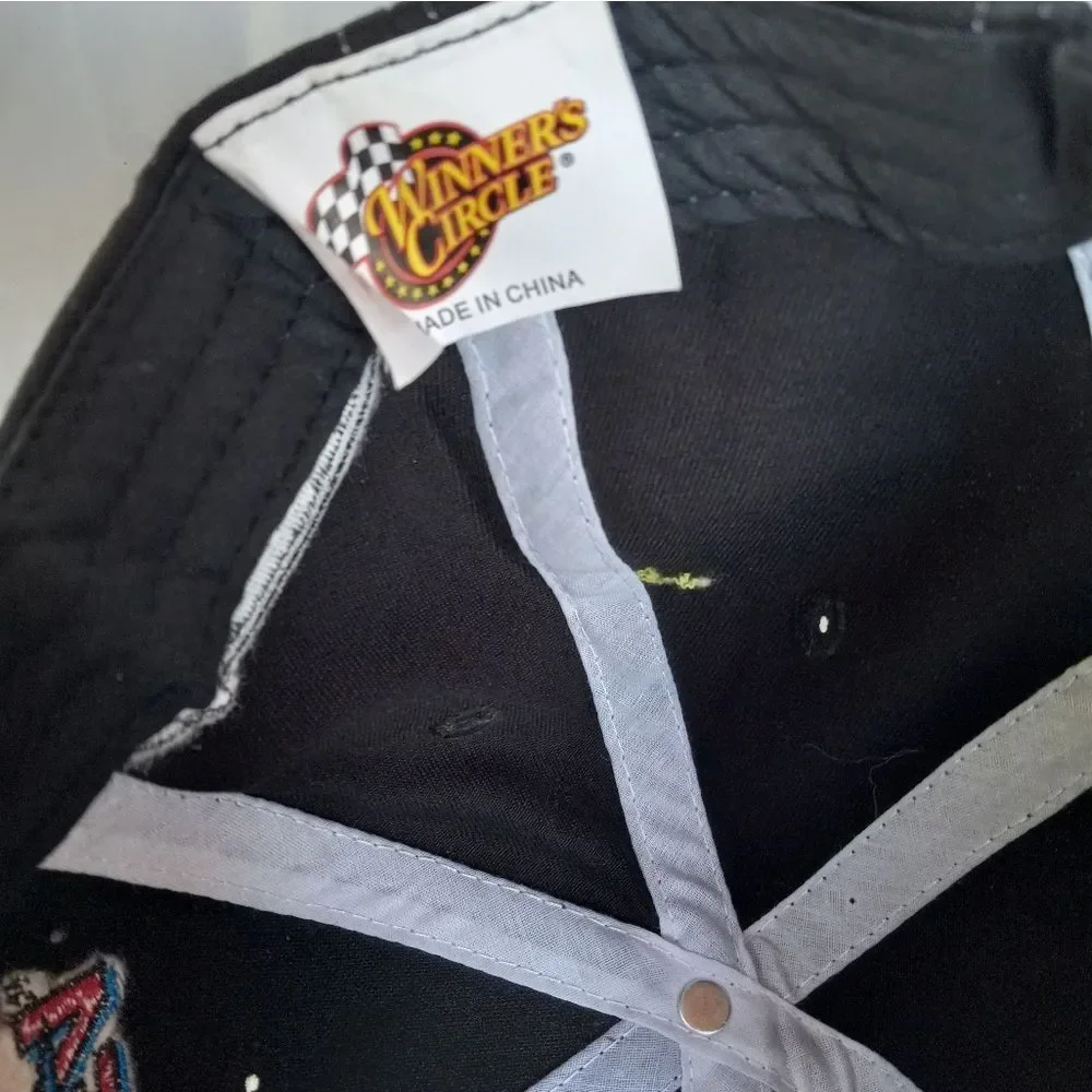 Talladega Super Speedway Black and White Hat Cap